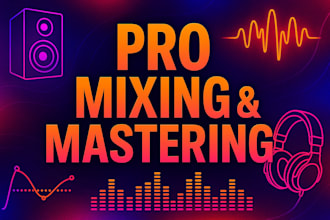 mix, master rap and pop songs for spotify and apple music