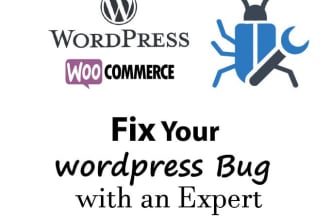 fix your wordpress bug or error in 1 hour