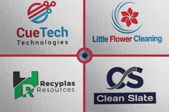 do modern minimalist professional creative logo design