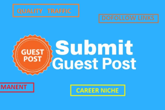 add guest post or article in career niche websites