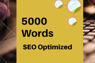 write manual content with focused keywords monthly