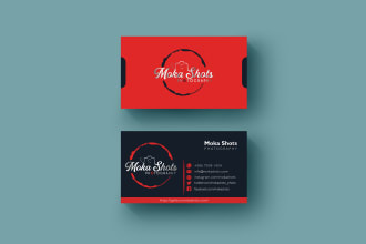 design double sided business card design print ready