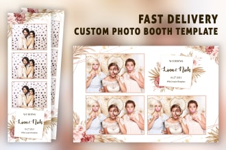 create photo booth template for you