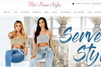 build shopify website,  shopify store