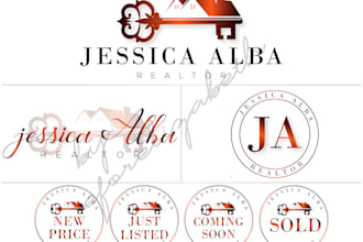 design most beautiful attractive real state logo for you