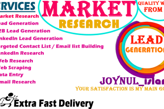 do market research for build your prospect contact list