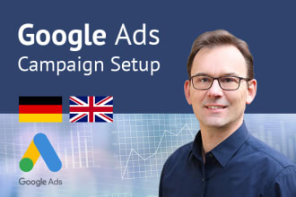 setup your google search ads campaign in german or english