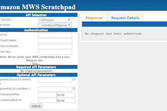 integrate amazon sp api, list inbound shipments data