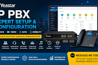 configure yeastar IP pbx system