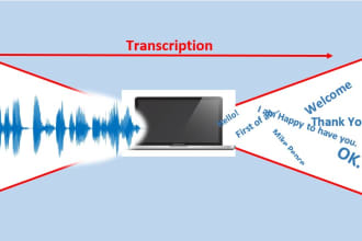 transcribe your audio into text