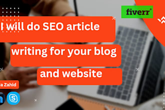 do SEO article writing for your blog and website