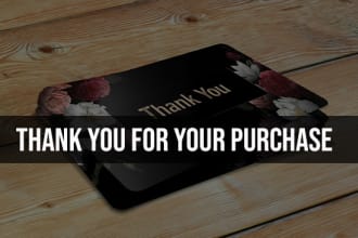 design amazon thank you card, product and package  insert