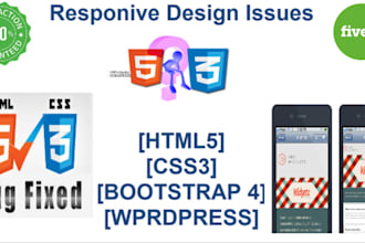 fix elementor, CSS design and mobile responsive issues