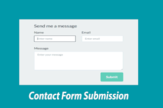 do targeted contact form submission to promote your business