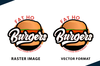 vector tracing redraw logo image to vector 24hour