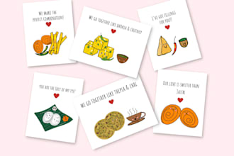 design cute, customized greeting cards for any occasion