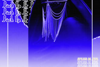 making your cover art  with arabic letter
