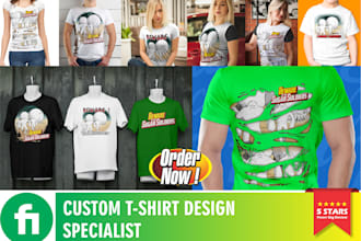 create streetwear t shirt hoodie design for teespring or amazon printful