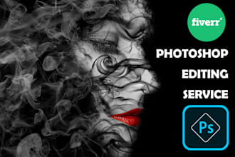 do professional photoshop editing and background remove
