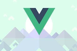 build a fast, reactive frontend web application using vuejs