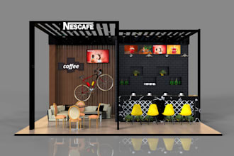 do creative 3d stall design