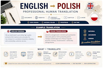 provide professional english to polish translation