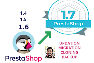 do prestashop update, migration, debug, upgrade and clone