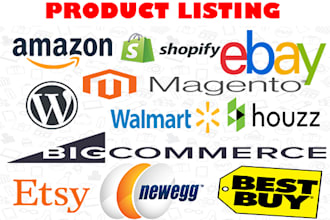 list your products on amazon ebay etsy houzz and other