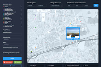 develop interactive and responsive maps for web