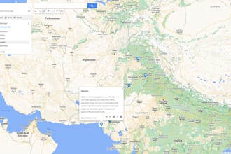 develop interactive and responsive maps for web