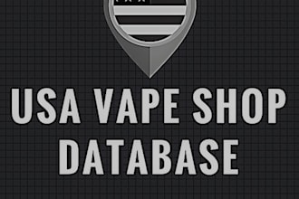 provide complete USA vape stores database with all contact info and email lists