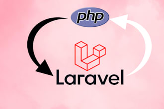fix, develop PHP, laravel, vuejs  website application