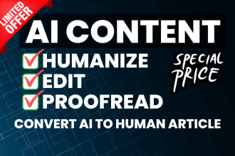 proofread, edit and fact check your ai content