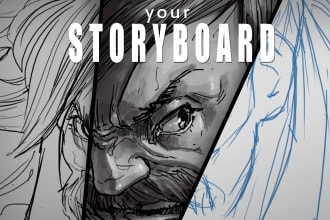 draw a stunning storyboard for your project