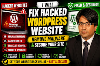 fix hacked wordpress site, remove malware, secure your site