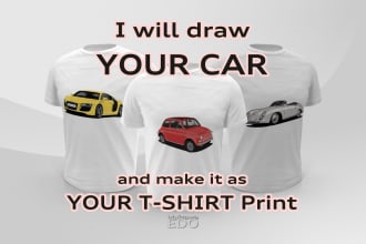 make car vector tshirt design for your community