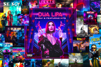 design album cover mixtape cover and animated artwork
