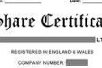 create a Share Certificate for a UK Registered Limited Company