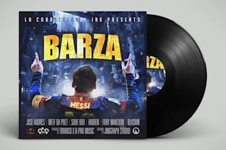 design a mixtape cover or cd album cover