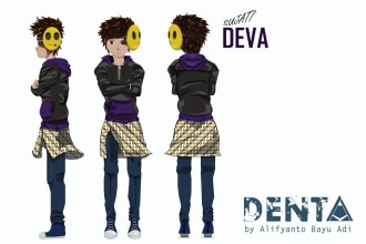 design nft character anime, manga, cartoon for animate