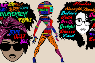 make trendy black african american t shirts design