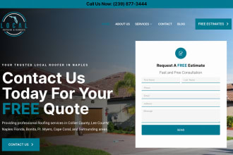create a modern wordpress website design