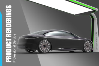 do 3d modeling and realistic rendering of your product