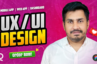 design mobile app web app website dashboard UI UX design