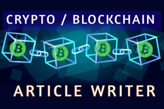 write SEO fintech, crypto, finance articles in 24 hours