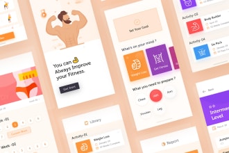 design professional mobile app for ios and android