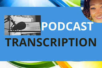 transcribe your podcast audio or video