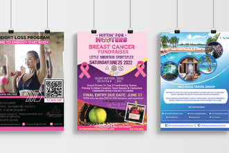 design attractive business flyer, event poster and brochure