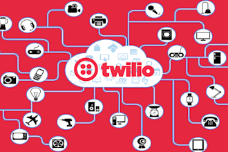build the twilio SMS and voice application using php