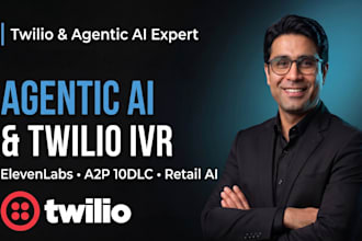 build a twilio ai voice agent, a2p 10dlc SMS app and voice API